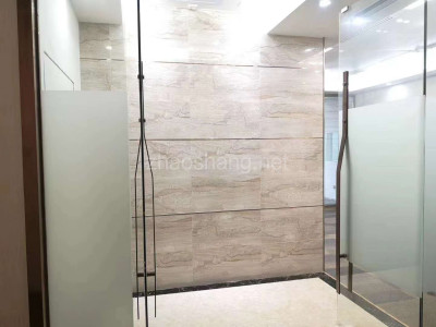 广东广州天河区美林基业大厦291平写字楼出租丨正对电梯口中式商务风