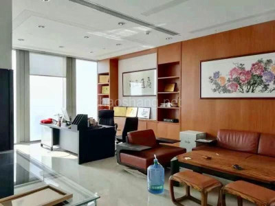 广州国际金融中心（西塔)285平写字楼出租，豪装带家私   景观美丽