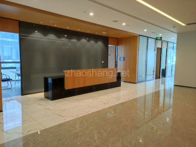 广州绿地中央广场整层1266方写字楼出租 带精装修 即租即用 地铁直达